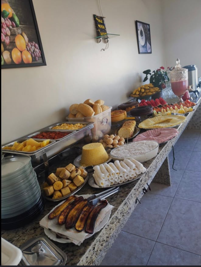Café da manhã do Hotel Oásis